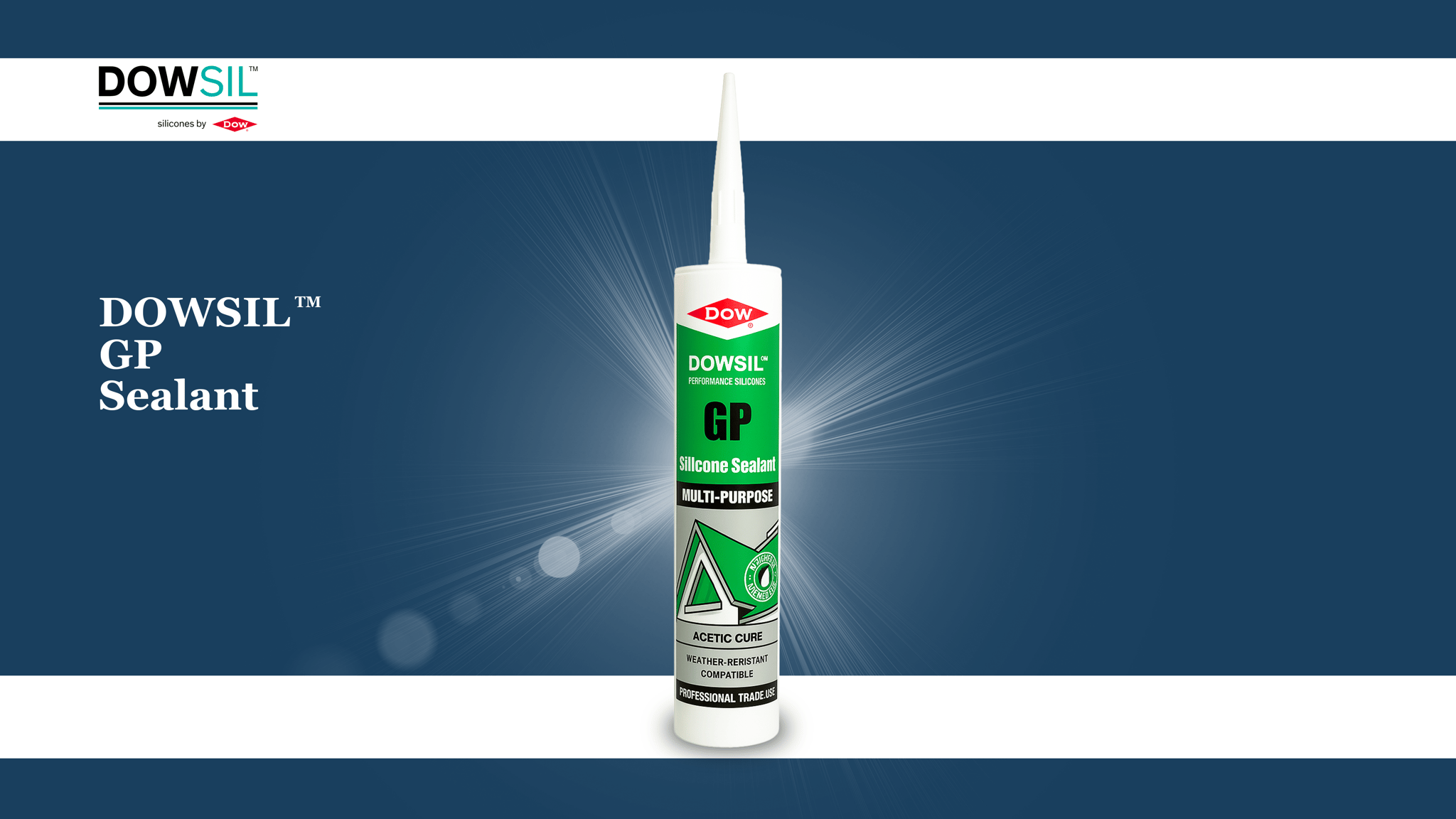 DOWSIL™ GP Silicone: Sealant Serbaguna untuk Kaca, Alumunium, dan Kebutuhan Konstruksi Harian